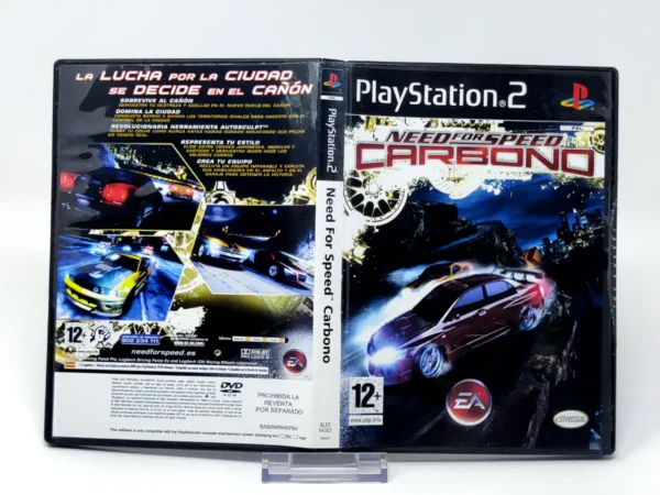 Need for Speed: Carbono (ESP) (v3) (Carátula) para PlayStation 2, edición PAL España, de segunda mano