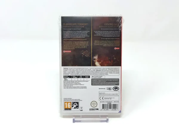 Parte trasera de Planescape: Torment and Icewind Dale - Enhanced Editions (ESP) (Precintado) para Nintendo Switch, edición PAL España