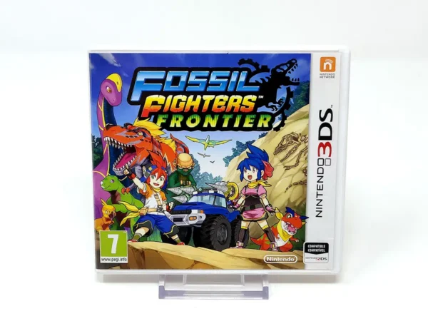 Portada de Fossil Fighters: Frontier (ESP) para Nintendo 3DS, edición PAL España, de segunda mano