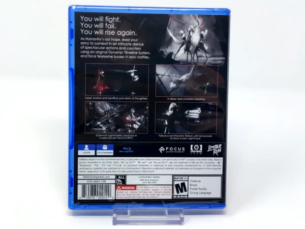 Parte trasera de Othercide (USA) (Limited Run) (Precintado) para PlayStation 4, edición NTSC USA