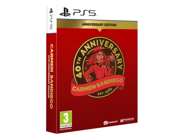 Portada de Carmen Sandiego 40th Anniversary Edition(ESP) (Precintado) para PlayStation 5, edición PAL España, nuevo