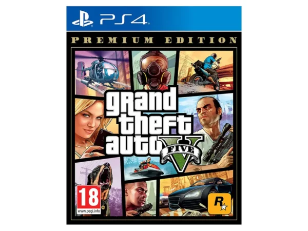 Portada de Grand Theft Auto V (Premium Edition) (ESP) (Precintado) para PlayStation 4, edición PAL España, nuevo