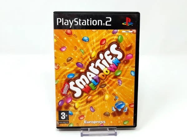 Portada de Smarties: Meltdown (UK) para PlayStation 2, edición PAL UK, de segunda mano