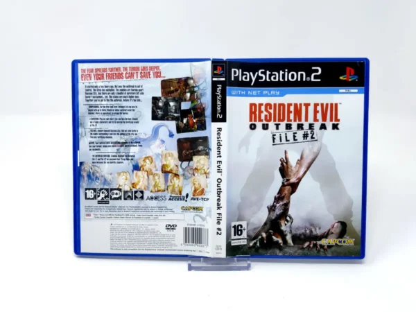 Resident Evil: Outbreak: File #2 (UK) (Carátula) para PlayStation 2, edición PAL UK, de segunda mano