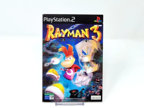 Rayman 3: Hoodlum Havoc (Solo portada holográfica) para PlayStation 2, edición PAL España, de segunda mano