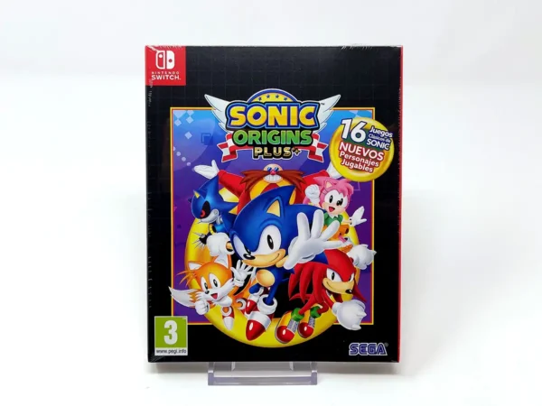 Portada de Sonic Origins Plus (ESP) (Precintado) para Nintendo Switch, edición PAL España, nuevo