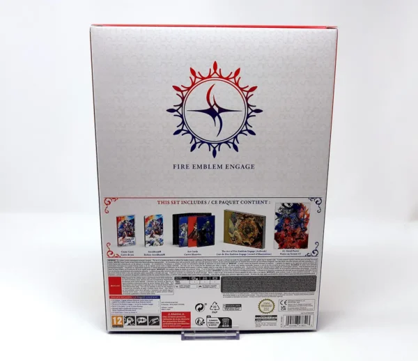 Parte trasera de Fire Emblem Engage (Divine Edition) (EUR) (Precintado) para Nintendo Switch, edición PAL EUR
