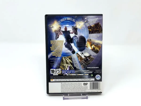 Parte trasera de TimeSplitters: Future Perfect (ESP) (Rebajado) para PlayStation 2, edición PAL España