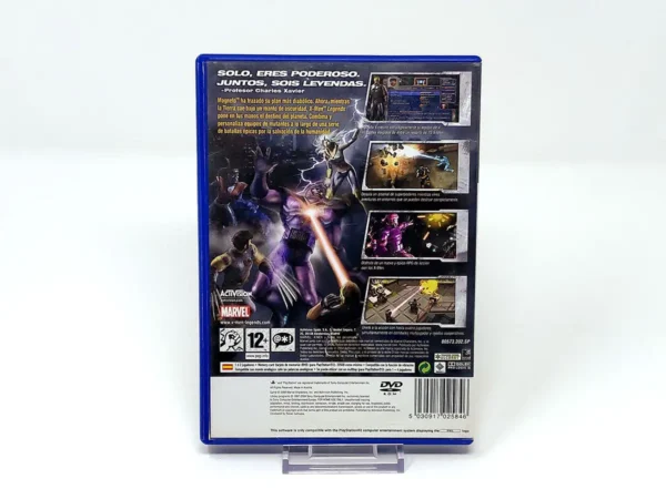 Parte trasera de X-Men Legends (ESP) para PlayStation 2, edición PAL España