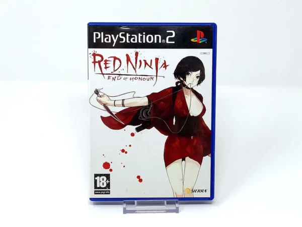 Portada de Red Ninja: End of Honor (ESP) para PlayStation 2, edición PAL España, de segunda mano