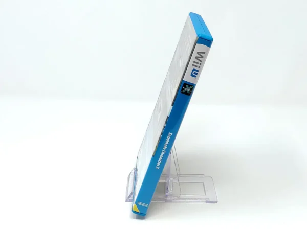 Lateral de la caja de Xenoblade Chronicles X (ESP) para Nintendo Wii U
