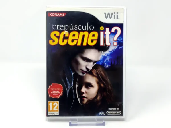 Portada de Scene It? Crepúsculo (ESP) (Rebajado) para Nintendo Wii, edición PAL España, de segunda mano