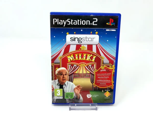 Portada de SingStar Miliki (ESP) (Rebajado) para PlayStation 2, edición PAL España, de segunda mano