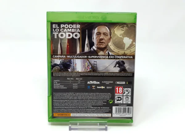 Parte trasera de Call Of Duty: Advanced Warfare (ESP) (Precintado) para XBOX One, edición PAL España