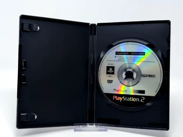 Interior del juego Onimusha: Warlords (ESP) (Platinum) (Rebajado) para PlayStation 2 con disco y manual