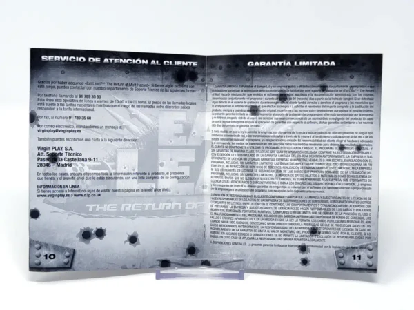 Eat Lead: The Return of Matt Hazard (ESP) (Manual) para PlayStation 3, edición PAL España, de segunda mano