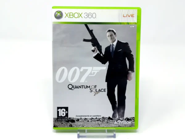 Portada de 007: Quantum of Solace (ESP) para XBOX 360, edición PAL España, de segunda mano