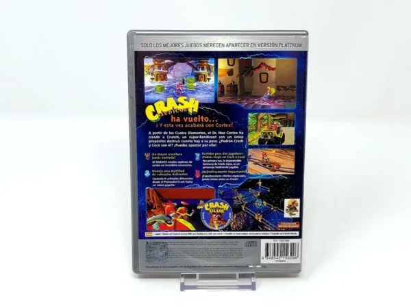 Crash Bandicoot: La Venganza de Cortex (ESP) (Platinum) para PlayStation 2, edición PAL España, de segunda mano