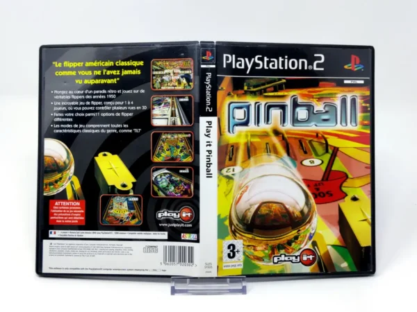 Play It Pinball (FRA) (Carátula) para PlayStation 2, edición PAL Francia, de segunda mano