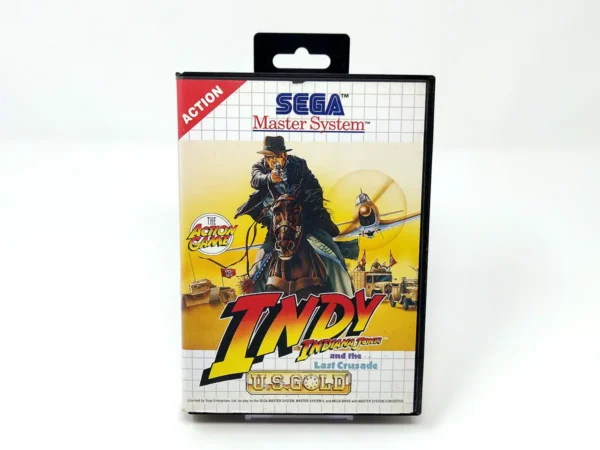 Portada de Indiana Jones and the Last Crusade (ESP) (Rebajado) para Sega Master System, edición PAL España, de segunda mano