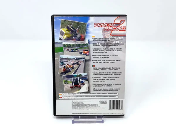 Parte trasera de Truck Racing 2 (ESP) (Rebajado) para PlayStation 2, edición PAL España
