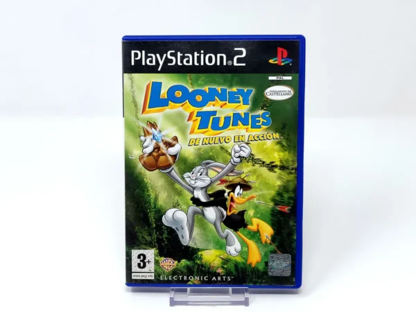Portada de Looney Tunes: De Nuevo en Acción (ESP) para PlayStation 2, edición PAL España, de segunda mano