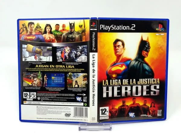 Justice League Heroes (ESP) (Carátula) para PlayStation 2, edición PAL España, de segunda mano