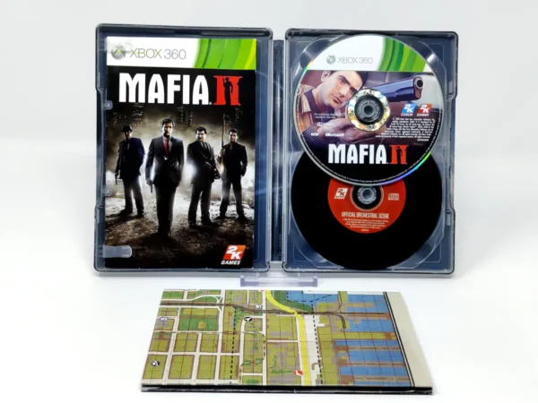 Interior del juego Mafia II (Edición Coleccionista) (ESP) (Rebajado) para XBOX 360 con disco y manual