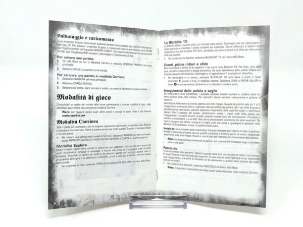 Need for Speed: Most Wanted (ITA) (Manual) para PlayStation 2, edición PAL Italia, de segunda mano