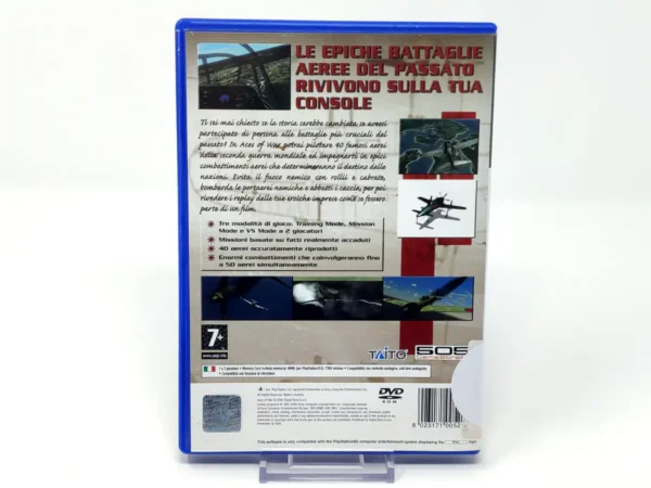 Parte trasera de Aces of War (ITA) (Rebajado) para PlayStation 2, edición PAL Italia