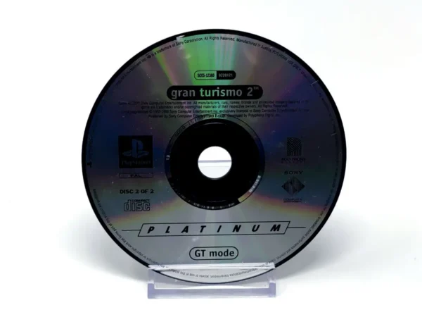 Gran Turismo 2 (Disco 2) (Gran Turismo Mode) (ESP) (Platinum) (Disco) para PlayStation 1, edición PAL España, de segunda mano