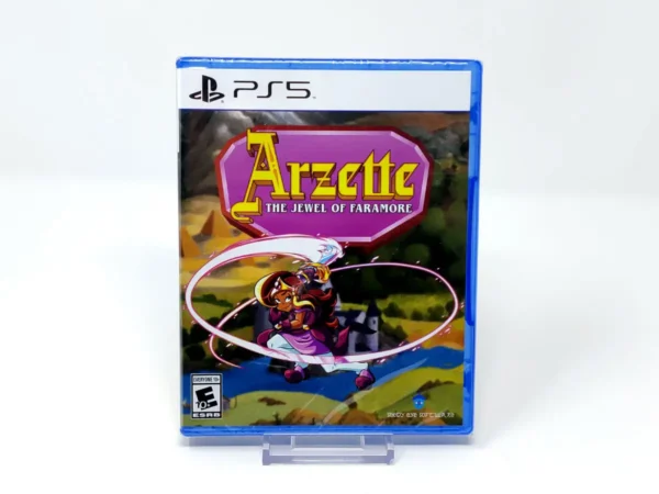 Portada de Arzette: The Jewel of Faramore (USA) (Limited Run) (Precintado) para PlayStation 5, edición NTSC USA, nuevo