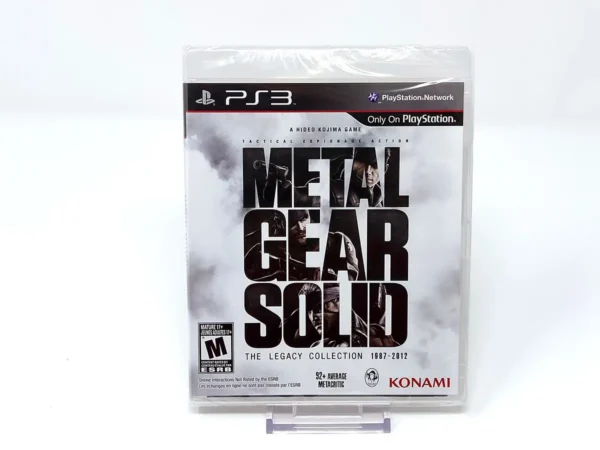 Portada de Metal Gear Solid: The Legacy Collection 1987-2012 (USA) (Precintado) para PlayStation 3, edición NTSC USA, de segunda mano