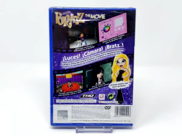 Parte trasera de Bratz: The Movie (ESP) (Precintado) para PlayStation 2, edición PAL España