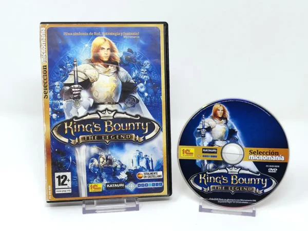 Lateral de la caja de King's Bounty: The Legend (ESP) para PC