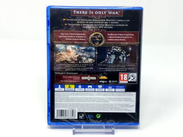Parte trasera de Warhammer 40,000: Inquisitor - Martyr (ESP) (Precintado) para PlayStation 4, edición PAL España