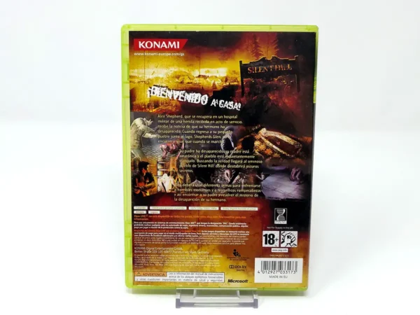 Parte trasera de Silent Hill: Homecoming (ESP) para XBOX 360, edición PAL España
