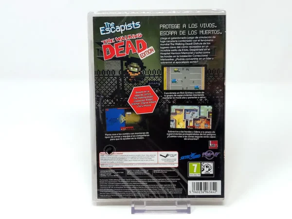 Parte trasera de The Escapists: The Walking Dead (ESP) (Precintado) para PC, edición PAL España