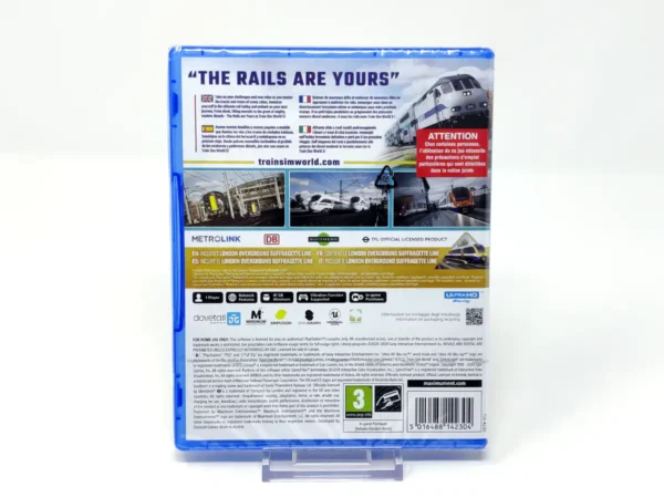 Parte trasera de Train Sim World 5 (ESP) (Precintado) para PlayStation 5, edición PAL España