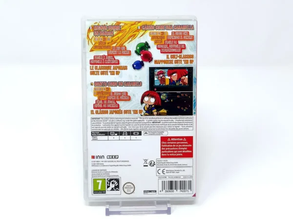 Parte trasera de Cotton Reboot! (ESP) para Nintendo Switch, edición PAL España
