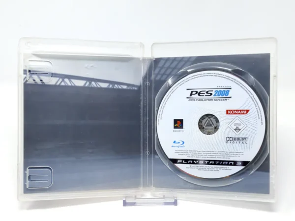 Interior del juego PES 2008: Pro Evolution Soccer (FRA) (Rebajado) para PlayStation 3 con disco y manual