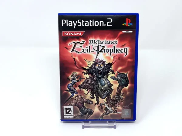 Portada de McFarlane's Evil Prophecy (ESP) para PlayStation 2, edición PAL España, de segunda mano