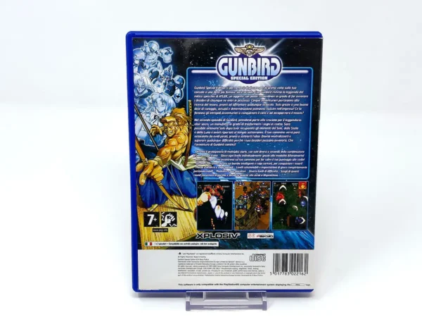 Parte trasera de Gunbird Special Edition (ITA) para PlayStation 2, edición PAL Italia