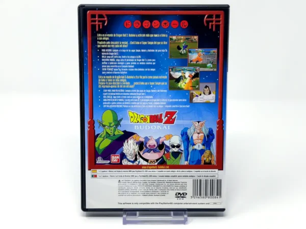 Parte trasera de Dragon Ball Z: Budokai (ESP) (Rebajado) para PlayStation 2, edición PAL España