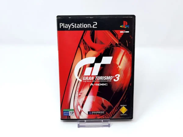 Portada de Gran Turismo 3: A-Spec (ESP) para PlayStation 2, edición PAL España, de segunda mano