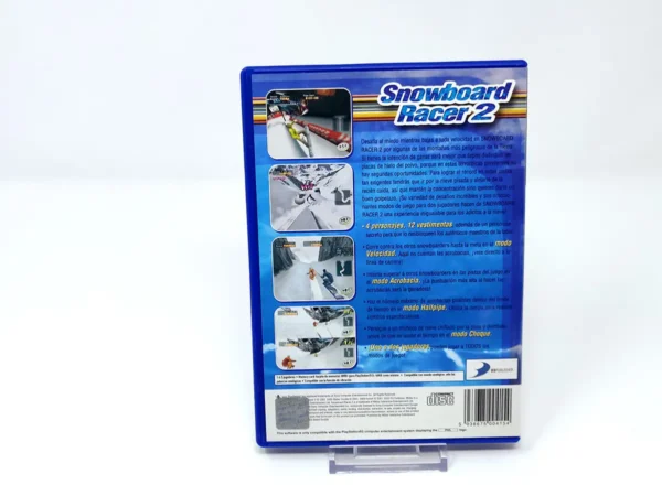 Parte trasera de Snowboard Racer 2 (ESP) (Rebajado) para PlayStation 2, edición PAL España