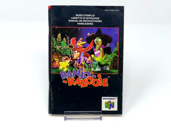 Banjo-Kazooie (ESP) (Manual) para Nintendo 64, edición PAL España, de segunda mano