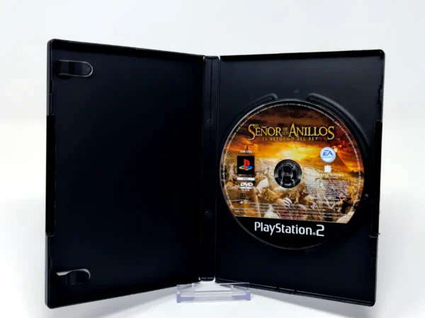 Interior del juego El Señor de los Anillos: El Retorno del Rey (ESP) (Rebajado) para PlayStation 2 con disco y manual