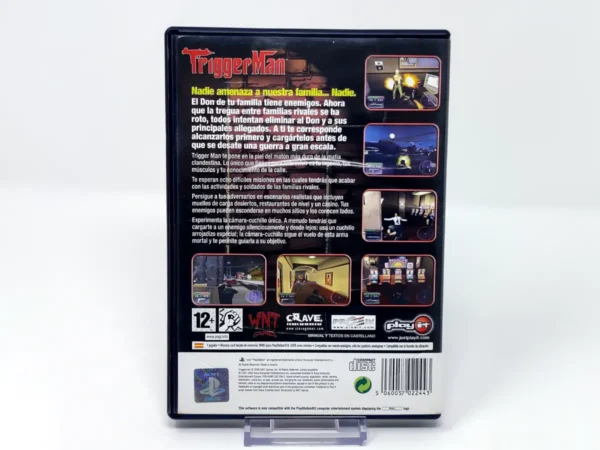 Parte trasera de Trigger Man (ESP) (Rebajado) para PlayStation 2, edición PAL España