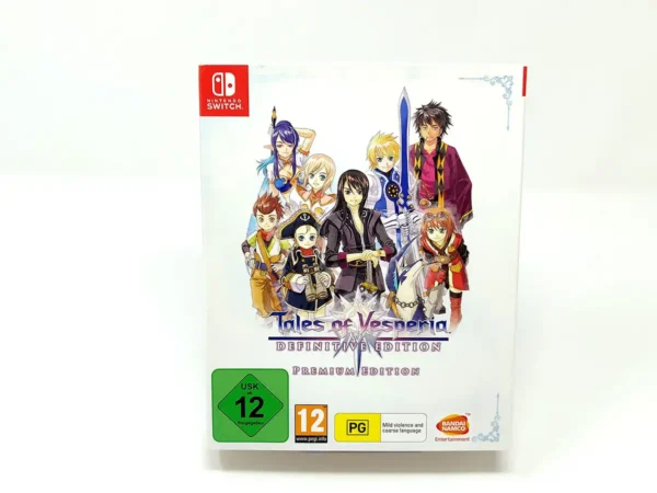 Portada de Tales of Vesperia: Definitive Edition (Premium Edition) (ESP) para Nintendo Switch, edición PAL España, de segunda mano